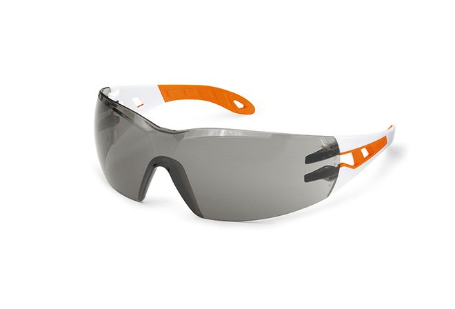 Uvex Pheos Smoke Orange Childrens Safety Glasses