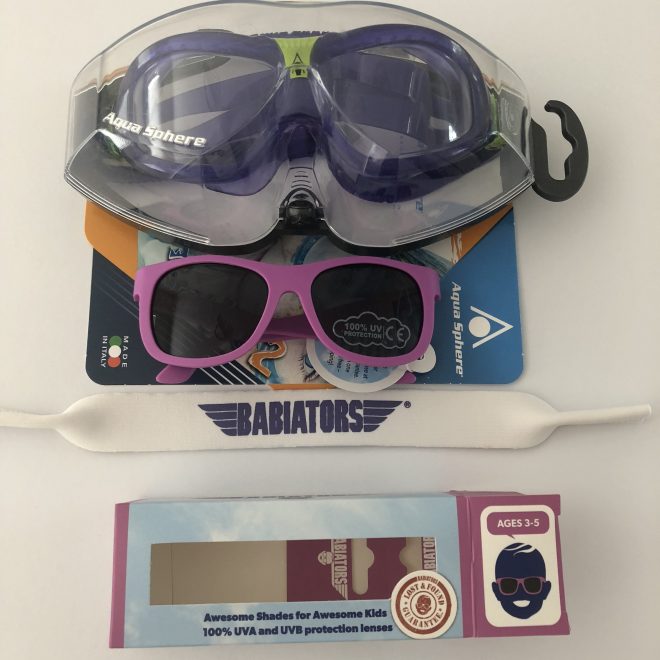 Purple vision protection pack for kids